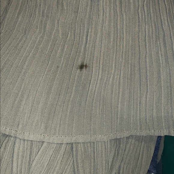 Baltic Born Zarra Olive Green Tiered Dress Size Small - Picture 8 of 8